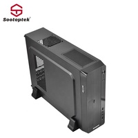 Funda de ordenador con Micro ATX PSU, carcasa de escritorio, torre de pc, barata, nuevo diseño