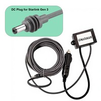 Convertisseur DC Starlink 12-36V Entrée 3A Haute Efficacité 96% Adaptateur Cigarette Anderson 50A Kit d'Alimentation pour Starlink Mini