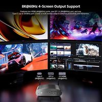 Mini PC industriel sans ventilateur I5 1235U (10C/12T 4.4GHz Max) 16 Go de RAM DDR4 512 Go de SSD 100% silencieux Type-C