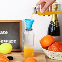 480ml Plastik-Saftflaschen mit Deckeln Wiederverwendbare Flasche Einweg-Getränkebehälter für Säfte Smoothies Saft Milch 16oz