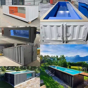 <span class=keywords><strong>Piscine</strong></span> préfabriquée de haute qualité en conteneur maritime de 20 pieds ou 40 pieds, prix d'usine, personnalisable, avec salle de bain - Product Image 3