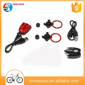 Super brillante luces LED USB recargable luz de <span class=keywords><strong>la</strong></span> bici de conjunto <span class=keywords><strong>se</strong></span> ajusta a todas las bicicletas - Product Image 3