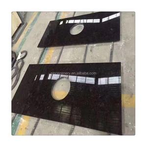 <span class=keywords><strong>Plan</strong></span> <span class=keywords><strong>de</strong></span> <span class=keywords><strong>travail</strong></span> <span class=keywords><strong>de</strong></span> <span class=keywords><strong>cuisine</strong></span> en <span class=keywords><strong>granit</strong></span> brun Angola Trous d'évier rectangulaires découpés - Product Image 2