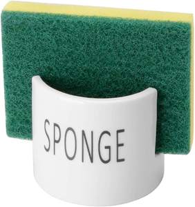 Porta spugna in ceramica per lavello da cucina fattoria decorazione per la casa spugna portaoggetti organizzatore OEM - Product Image 3