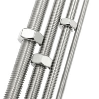 304 Stainless Steel 316 Threaded Stud Bolt A2 Thread Rod Din975 With Low Price