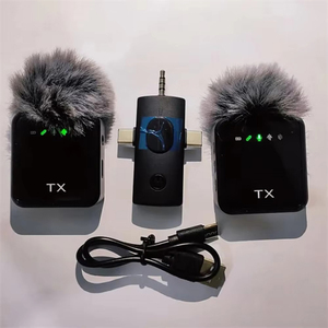 F11 F15 Wireless Microphone Connector 3 in 1 Hands Free <strong>Reporting</strong> Wireless Lapel Microphone For Mobile Phone <strong>Street</strong> Interview - Product Image 3