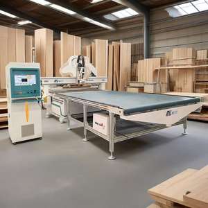 Máquina de enrutador CNC de husillo ATC de cambio automático de herramientas con motor central y componentes de engranaje para enrutamiento de trabajo de madera de muebles - Product Image 1