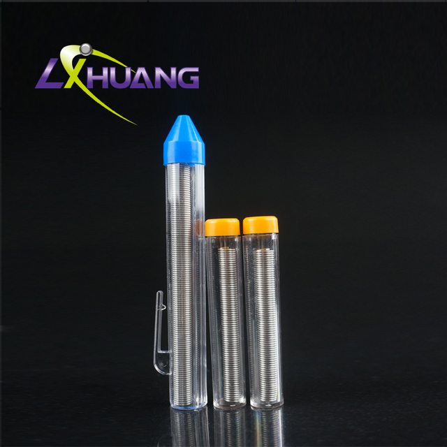 100pcs/box 1.0mm Tin Lead Solder Wire 2% Flux Cored No Clean Plastic Tube Packing Tin Alloy Wire