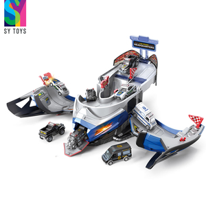 SY TOYS Unisexe En Plastique Avion <span class=keywords><strong>Garage</strong></span> <span class=keywords><strong>Parking</strong></span> Piste <span class=keywords><strong>Jouet</strong></span> Lumière Voiture Tout-Terrain Casque Variant Stockage Variant Stockage <span class=keywords><strong>Parking</strong></span> - Product Image 4