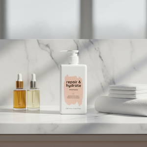 Shampoo au beurre de karité et à l'huile de coco 300 ml, étiquette privée personnalisée OEM, produits de soin capillaire nourrissants, réparateurs et hydratants, faible MOQ - Product Image 6