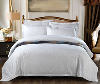 Ensemble de literie de chambre à coucher 100% coton, drap de lit de couleur blanche, taille unique en percale