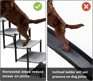 Échelle de <span class=keywords><strong>chien</strong></span> pliable extérieure canbo Échelle réglable Échelle portative de transport élevé pour animaux de compagnie - Product Image 5