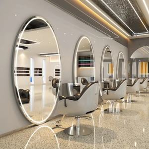 Espejo de Barbería Wss 2025, Espejo de Pared con Luz LED Especial para Salón de Belleza, Estilo Europeo Simple, Espejo para Cortar el Cabello - Product Image 4