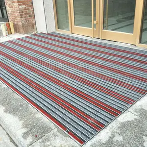 Starker Verkehr Einfache Montage Teppiche insatz Schmutz fänger Außen eingang Aluminium Boden matte Teppich für gewerbliche Gebäude
