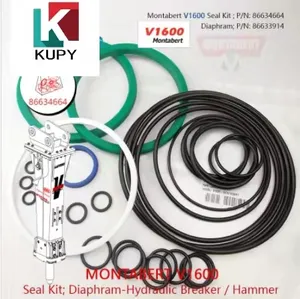 Martillo de corte XPS para Kit de sellado, membrana de diafragma 86634664, para Montabert V1600, 86633914