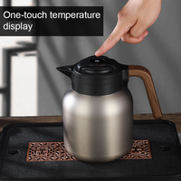 Botol air panas termos teh, termos Pot teh, botol air panas, karafe kopi, terisolasi vakum, baja anti karat, dinding ganda