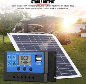 Panneau solaire semi-flexible 10W 20W 25W 30W ETFE <span class=keywords><strong>CPC</strong></span> avec kit contrôleur, mini module PV mono pour bateau et camping-car - Product Image 4