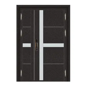 Robust Door Residential Villa Entrance Stainless Steel Security Doors With Smart Lock