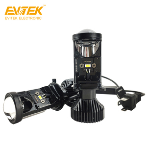 EVITEK Siêu Sáng Chiếu <span class=keywords><strong>H4</strong></span> Mini <span class=keywords><strong>LED</strong></span> Lens Y6 <span class=keywords><strong>LED</strong></span> Đèn Pha Bulbs 95 Wát Cao Và Thấp Chùm Xe Ánh Sáng - Product Image 1