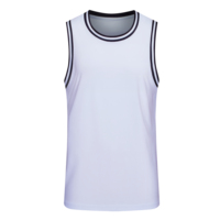 Camiseta de baloncesto de cuello redondo blanca y negra personalizada, logotipo de equipo de sublimación, uniforme de baloncesto liso, camisetas de baloncesto de entrenamiento