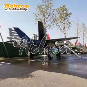 Décoration de bar vintage en métal, grande taille, en forme d'avion suspendu au plafond, thème Seconde <span class=keywords><strong>Guerre</strong></span> mondiale - Product Image 1