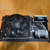 Nouveau climatiseur de stationnement 12V/24V à réfrigérant R-134A pour camion, camping-car, climatiseur mobile avec ventilateur et compresseur