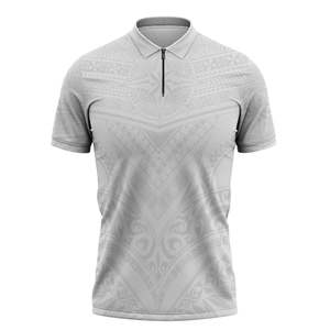 เสื้อโปโลผู้ชายมีซิปแบบปรับแต่งได้ดีไซน์ใหม่ - Product Image 4