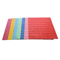 Carreaux muraux auto-adhésifs résistants et imperméables Papier peint 3d en brique de mousse Papier peint pour la décoration intérieure en gros