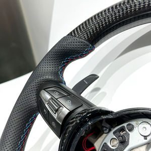 Volante Deportivo Estilo M de Fibra de Carbono y Cuero Perforado para <span class=keywords><strong>BMW</strong></span> Serie 3 Serie 5 F01 F02 F10 F11 F12 F20 F22 F28 F30 F46 F80 F40 - Product Image 3