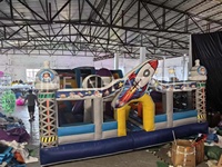 Château plein d'entrain gonflable commercial d'OEM ODM pour la location extérieure de partie videur gonflable publicitaire personnalisable de trampoline