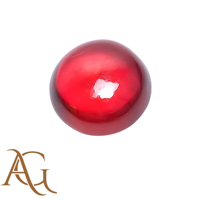 LAB GROWN Ruby Runde geformte Cabochon lose Edelsteine für Schmuck 2mm bis 10mm Erstellt rote Rubine von höchster Qualität
