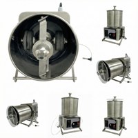 Nouvelle machine commerciale de mélange et de broyage du chocolat en pierre de granit, raffineuse de cacao avec contrôle numérique de la température et utilisation facile pour