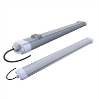 Lampu LED Tri-proof IP67 IK10 Setengah Aluminium+PC, Dapat Disambung, Lumen Tinggi, Tahan Air, Tahan Debu, Anti-UV, Industrial 4FT 5FT 40W 50W 100W