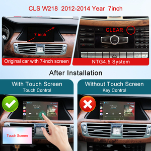 เครื่องเล่นเสียงติดรถยนต์ HFmidia รองรับ Wireless CarPlay และ Android Auto พร้อมฟังก์ชั่นควบคุมหน้าจอสัมผัส สำหรับรถยนต์ Mercedes Benz CLS W218 NTG4.5 - Product Image 2