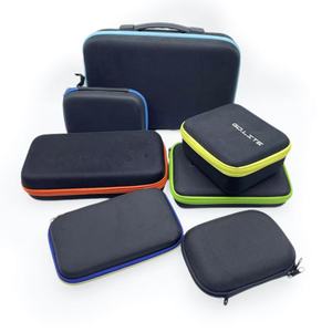 Không Có Moq Nhà Sản Xuất Tùy Chỉnh Không Thấm Nước Nylon + Nhung Vỏ Cứng Hộp Điện Tử Các Mặt Hàng Lưu Trữ Trường Hợp Đầy Màu Sắc Dây Kéo Chống Sốc EVA - Product Image 1