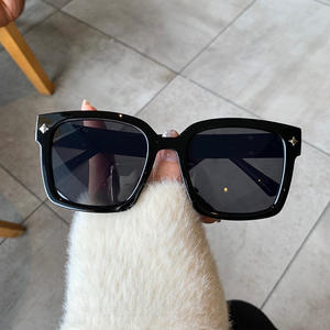 Lunettes de soleil Qianai Fashion pour femmes, monture carrée, verres gris PC, protection UV 100 %, pour la protection solaire, les voyages et la conduite - Product Image 3