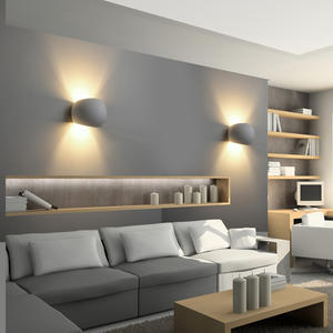Lámpara de Pared LED Minimalista Moderna, Luz Ambiental de Yeso para Dormitorio, Sala de Estar, Pasillo, Iluminación Decorativa para el Hogar - Product Image 3