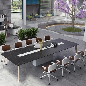 Rectangle Long <b>Working</b> <b>Desk</b> Modern Meeting Room Table Design Office Conference Table - Product Image 1
