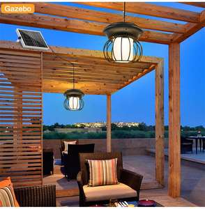 Lampada Solare a Sospensione IP65 Piccola <span class=keywords><strong>per</strong></span> Giardino, Illuminazione Interna ed Esterna con Cavo da 5m <span class=keywords><strong>per</strong></span> Cortile, <span class=keywords><strong>Balcone</strong></span>, Corridoio - Product Image 6