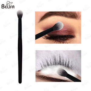 Belifa-<span class=keywords><strong>sombra</strong></span> de ojos personalizada, Etiqueta Privada, pelo sintético vegano, rosa, oro, plata, negro, blanco, maquillaje, <span class=keywords><strong>sombra</strong></span> de ojos, cepillo de mezcla - Product Image 4