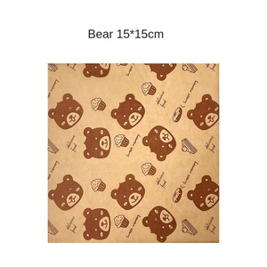 Biểu tượng tùy chỉnh sô cô la kẹo tấm thực phẩm Burger bánh sandwich giấy da nướng gói không thấm mỡ giấy - Product Image 5