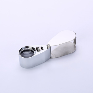 All Metal Magnifier 40mm Lens 3 LED Light Jewelry Identification Handheld Magnifier - Product Image 3