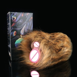Jouet sexuel masculin en peluche Bo Bo Tiger Furry Fantasy avec double canal pour jeu de masturbation - Product Image 2