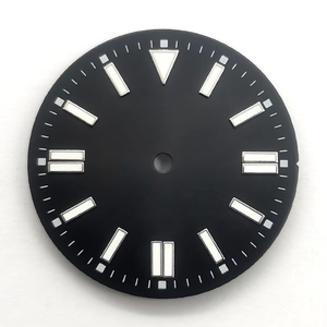 <span class=keywords><strong>Cadran</strong></span> de montre automatique mécanique noir et bleu de 28,<span class=keywords><strong>5</strong></span> mm avec logo OEM, luminescent, compatible avec les mouvements NH35 NH36 - Product Image 6