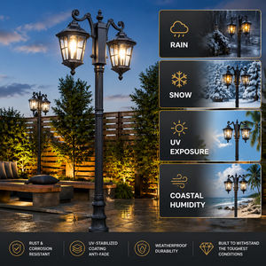 <span class=keywords><strong>Lampadaire</strong></span> de jardin en aluminium LED étanche IP65 pour projets de parcs et communautés résidentielles - Commande en gros - Product Image 2