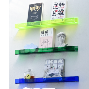 <span class=keywords><strong>LIZI</strong></span> YKLSJ 亚克力书架定制店家用壁挂式时尚装饰展示架 - Product Image 3