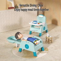Chaise à bascule amusante VSUCH pour enfants avec plateau repas, lit de bain multifonctionnel et chaise haute pour des moments repas heureux