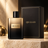 Flacons de parfum carrés de 30 ml, 50 ml, 100 ml, vaporisateur à pompe, bouchon noir et blanc, boîtes cadeaux, conteneur de parfum rechargeable