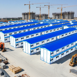 Maison préfabriquée modulaire en panneaux sandwich de haute qualité de 20 pieds pour l'hébergement des travailleurs et le bureau temporaire sur chantier - Product Image 3