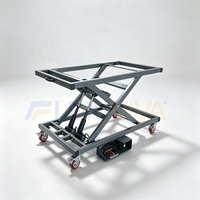 Table de travail électrique réglable en hauteur de 500 kg, chariot élévateur pour le chargement de panneaux de bois